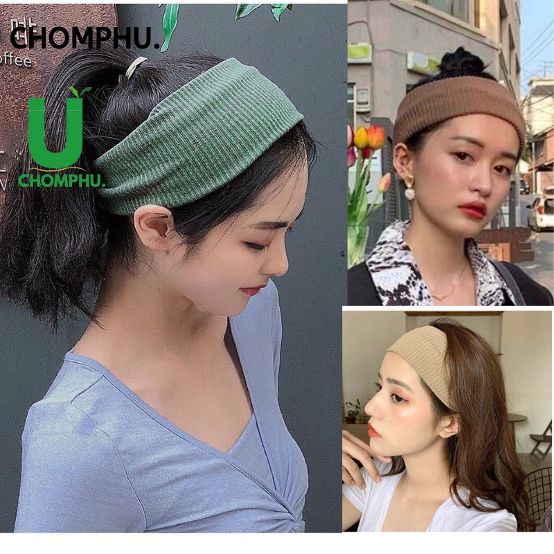 ผ้าคาดผม ที่คาดผม Headband ผ้าคาดผมออกกำลังกาย ผ้าคลุมหัว ผ้ารัดหัว ยางรัดหัว ผู้ชายและผู้หญิง