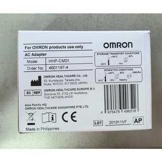 ของแท้100!! อะแดปเตอร์  adaptor omron adapter สำหรับเครื่องวัดความดันออมรอน