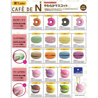 💢SALE💢💢💢 สกุชชี่ญี่ปุ่น DOUGHTNUT &amp; MACARON คาเฟ่ย์ ดิ เอ็นด์