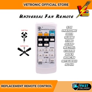 พัดลมติดเพดานทั่วไป แบบเปลี่ยน สําหรับ Huayu RM-F989V REMOTE KIPAS