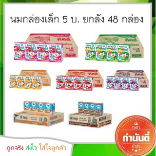 นมเปรี้ยวดัชมิลล์ 90 มล ยกลัง 48 กล่อง เลือกรสได้