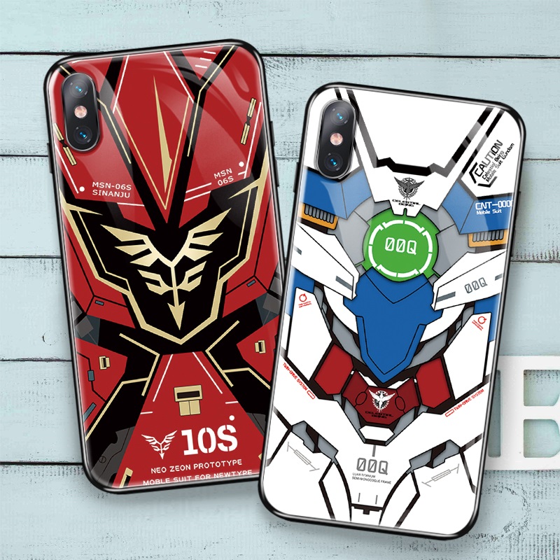 เคสโทรศัพท์มือถือ สําหรับ Vivo X100 S1 V27 IQOO Z7 Z7X 11 12 Pro 230411 เคสโทรศัพท์กระจกนิรภัย กันดั้ม