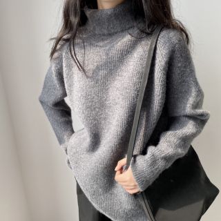 เสื้อไหมพรมคอเต่า สีพื้น รหัสSZ616