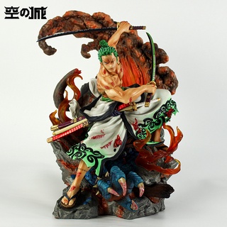 [ส่งฟรี] โมเดล One Piece GK Ghost Island Sauron Ghost Island Sanjie First Illuminated Statue Set Combination สูง 38 cm.