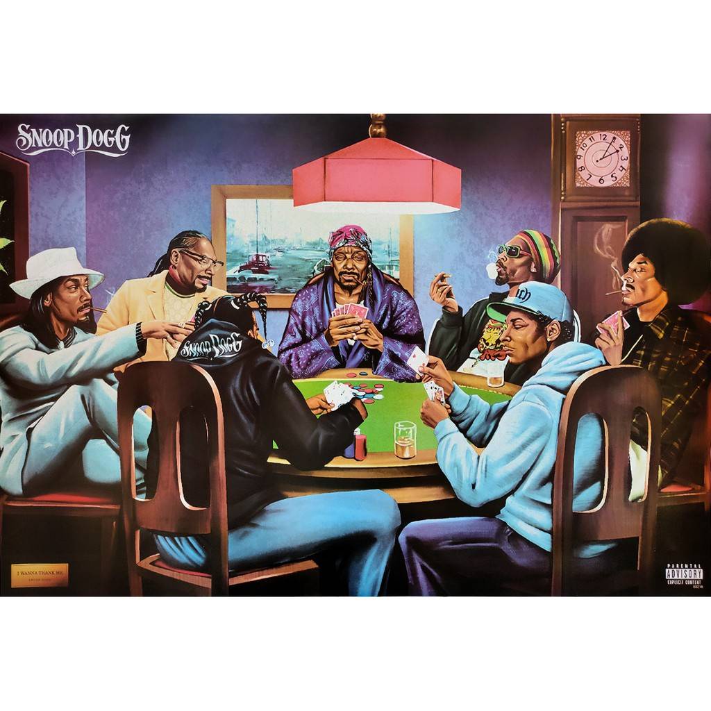 โปสเตอร์ Snoop Dogg สนูป ด็อกก์ แร็ปเปอร์ วง ดนตรี รูป ภาพ ติดผนัง สวยๆ poster 34.5 x 23.5 นิ้ว (88 x 60 ซม.โดยประมาณ)