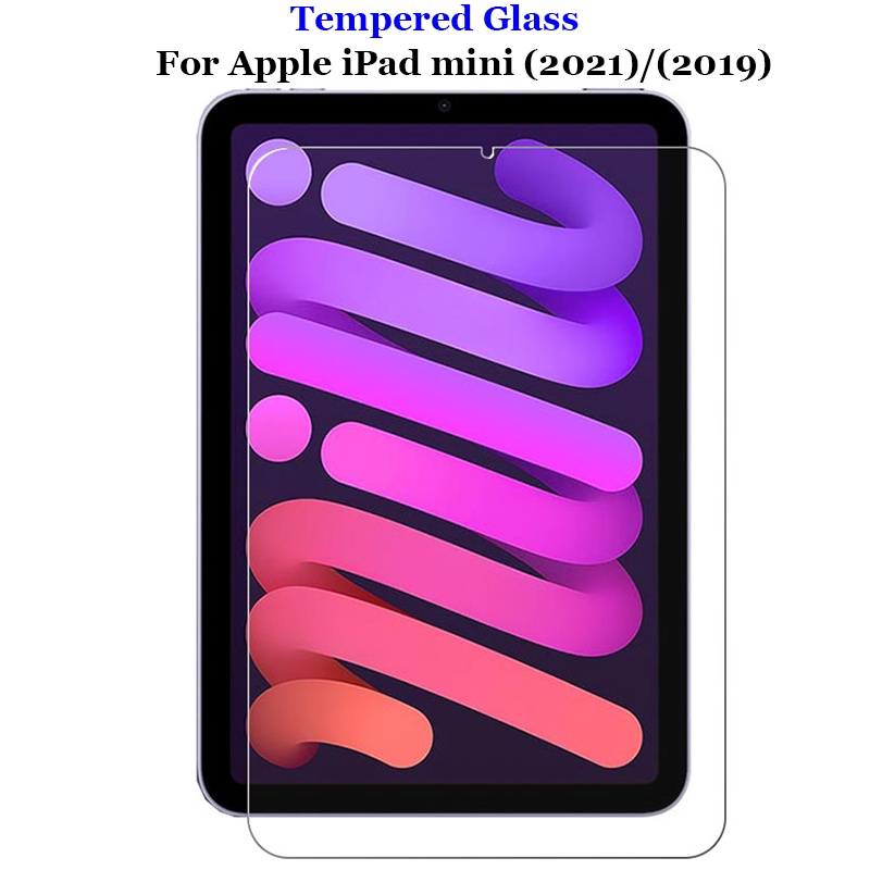 สําหรับ Apple iPad mini 7 6 5 2024 (2021) A2568 (2019) A2126 A2124 A2125 กระจกนิรภัยใส 9H 2.5D Ultra Thin Front Screen Protector ระเบิดป้องกันฟิล์ม Toughened Guard