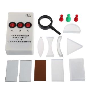 ST❀ Optical Concave Convex Lens Prism Set Physical Optical Kit Laboratory Equipment