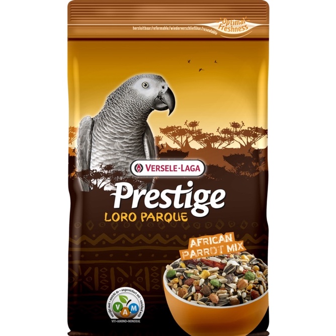 Prestige African Parrot Mix อาหารนกเเก้วเเอฟริกัน (1kg)