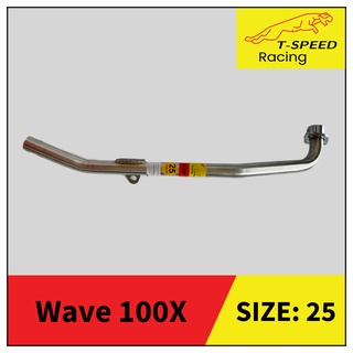 คอท่อWave 100X สแตนเลส Size 25 m.m.