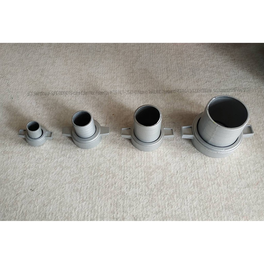 ข้อต่อปั๊มสายดูด-สายส่ง ปั๊มเพลาลอย ปั๊มชน อลูมิเนียม 1 นิ้ว 1.5 นิ้ว 2 นิ้ว 3นิ้ว พร้อมประเก็นยาง - รูปที่ 2