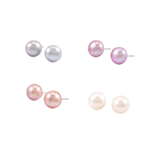 RAVIPA JEWELRY - ต่างหูมุกแท้ Single Pearl Studs