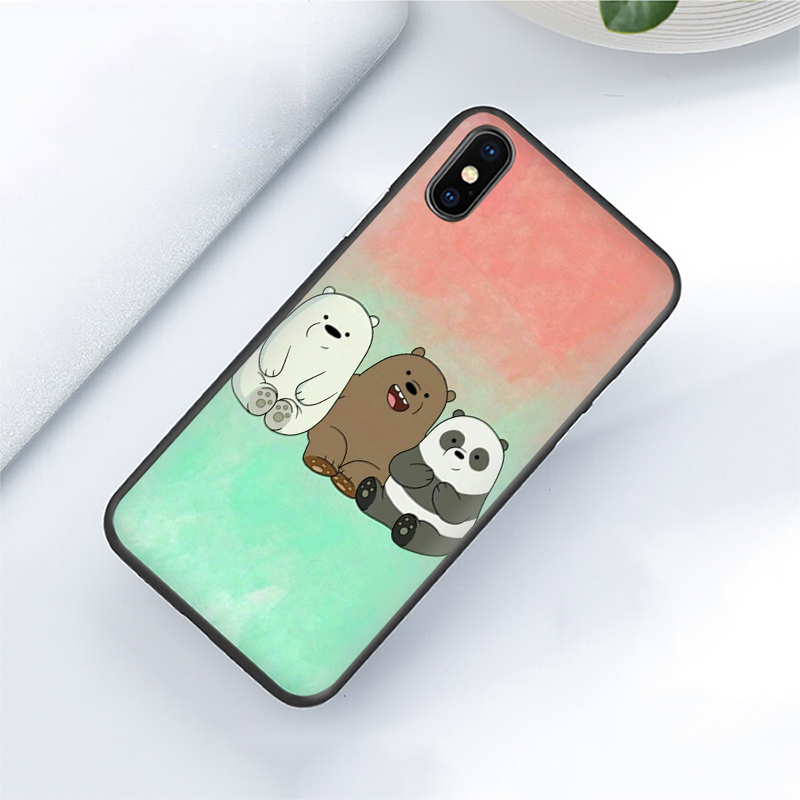 เคสโทรศัพท์มือถือลาย We Bare Bear สําหรับ Apple Iphone 12 11 Pro Max 12 ...