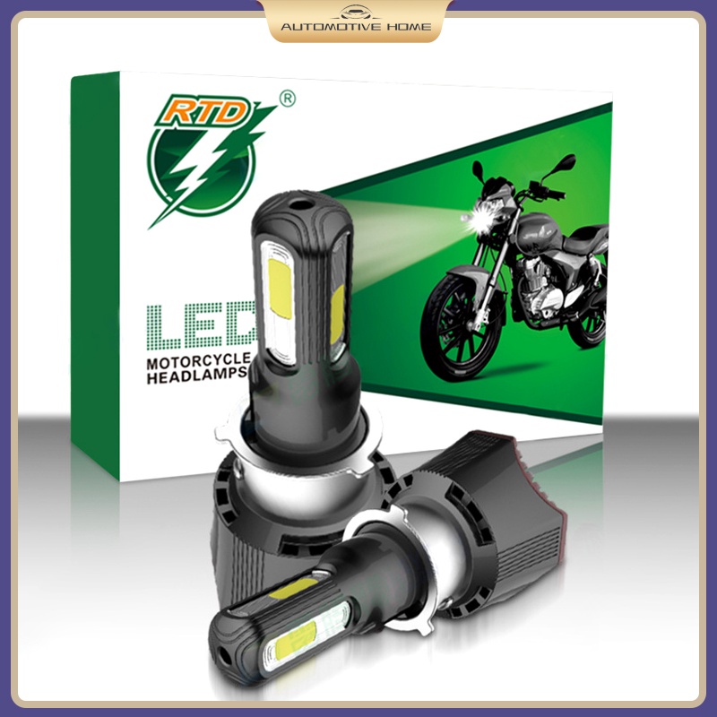 H4 LED ไฟหน้ารถจักรยานยนต์ RTD M02H M02D AC-DC ไฟหน้ารถมอเตอร์ไซด์หลอด LED มอเตอร์ LED ไฟหน้า