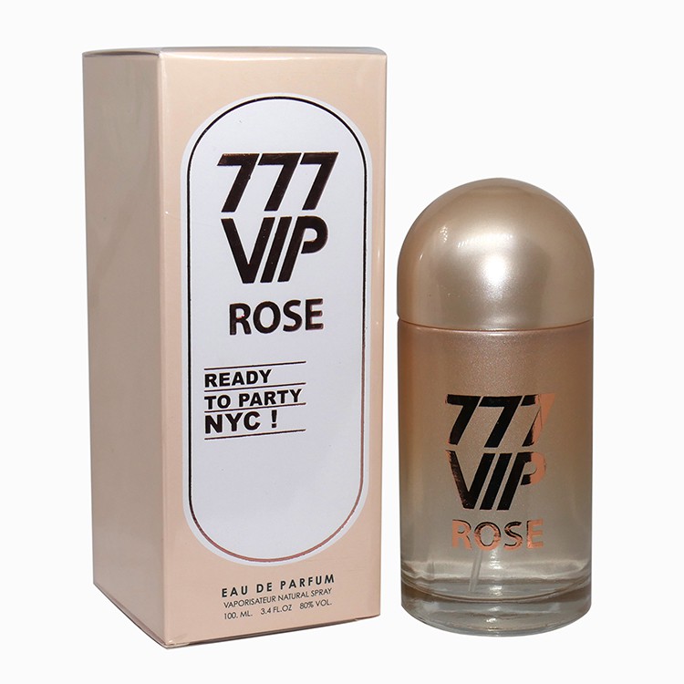 A196 น้ำหอม MB Parfums 777 Vip Rose Femme 100 ml. หอมยาวนาน