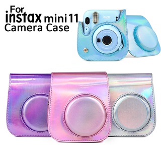 กระเป๋าใส่กล้องกันกระแทกหนัง PU สำหรับ Fujifilm Instax Mini 8 9 11