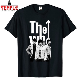 เสื้อยืด พิมพ์ลายวง The Who Band ยุค 60 สีดํา และสีขาว