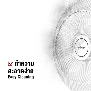 TOSHIBA พัดลมติดผนัง (16") รุ่น สายดึงF-AWY50 ติดผนัง และ รีโมท F-AWY60 ติดผนัง