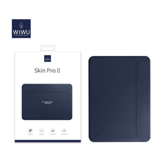 พร้อมส่ง WiWU Skin Pro II ซองหนังใส่ M1 M2 Pro  13.3" 13.6" 14.2" ซองหนังโน็ตบุ๊ค ซองหนัง PU กระเป๋าแล็ปท็อป