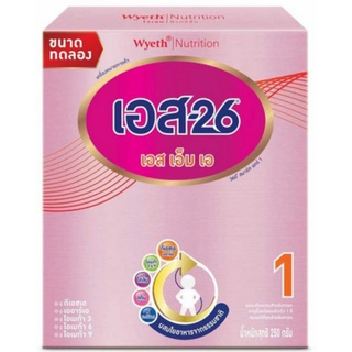 (กล่อง 250g) นมผงเอส-26 SMA ขนาด 250 กรัม