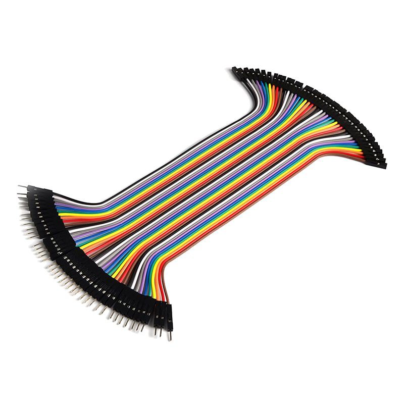 80 Piece Male to Female Solderless Ribbon Dupont Jumper Wires (4 and 8 ...