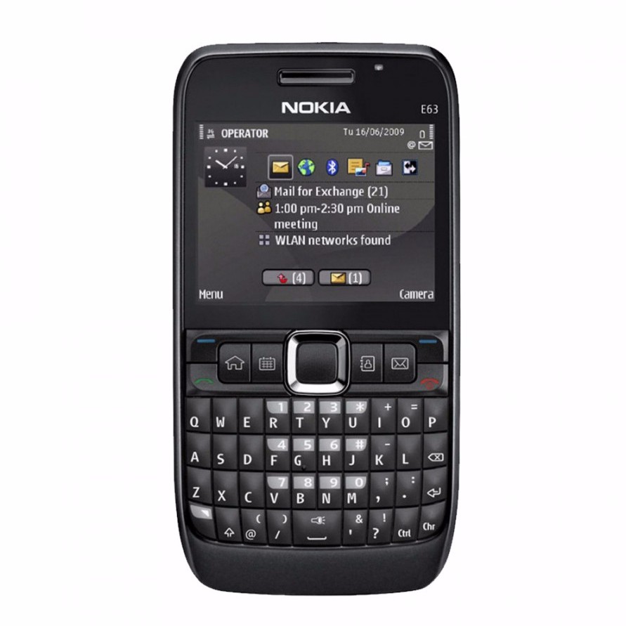 โทรศัพท์มือถือโนเกียปุ่มกด NOKIA  E63  (สีดำ) 3G/4G  รุ่นใหม่2020