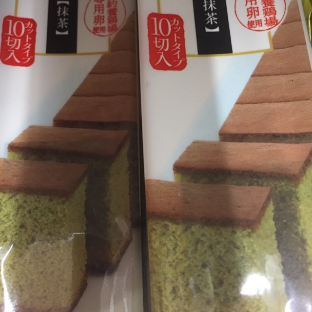 พร้อมส่ง...matcha castella