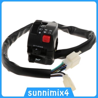 [sunnimix4] ปุ่มสวิตช์ไฟเลี้ยว สําหรับ PIT Quad Dirt Bike ATV