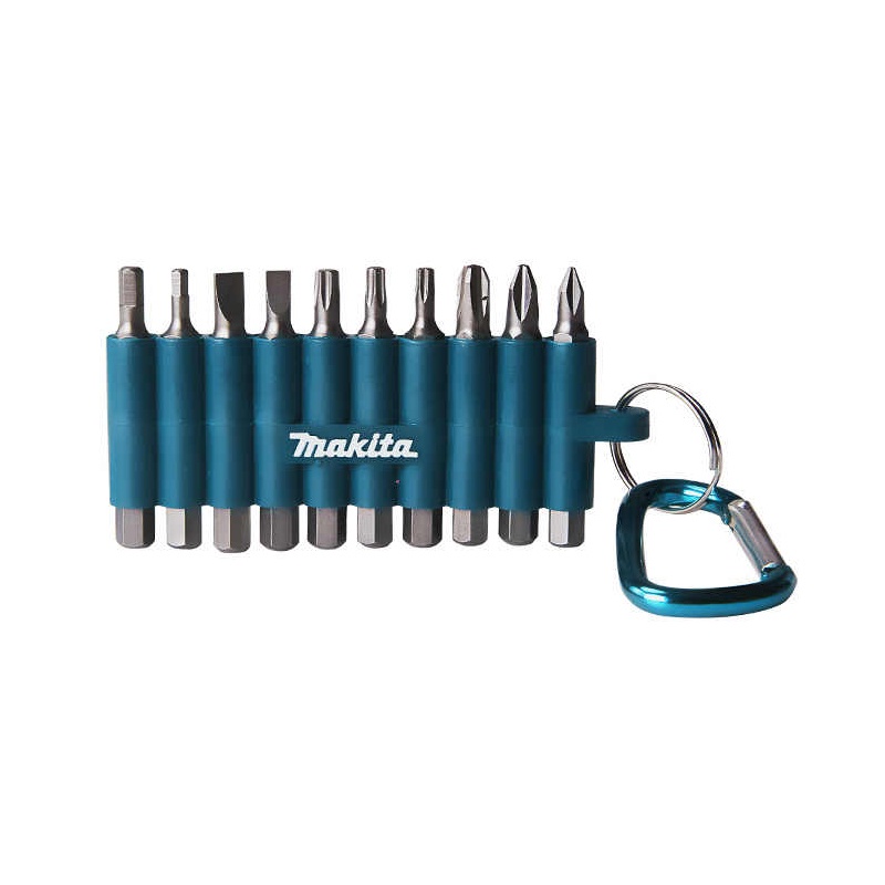 MAKITA D-67620 : ชุดดอกไขควง 10 ชิ้น ขนาดแกน 1/4 นิ้ว ดอกไขควงแบบ PH1,PH2,PH3 x 50 มม.