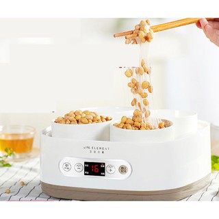 เครื่องนึ่งถั่ว LIFE ELEMENT natto household soaking and steaming bean disinfection multifunctional automatic