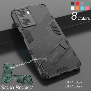 เคสโทรศัพท์สําหรับOPPO A3 A3x A18 A38 A58 A60 A36 A76 A96 A57 A77s A78 A79 5G 4G 2022 เกราะกันกระแทกเคสโทรศัพท์ขาตั้งยึดฮาร์ดปกหลังกรณี