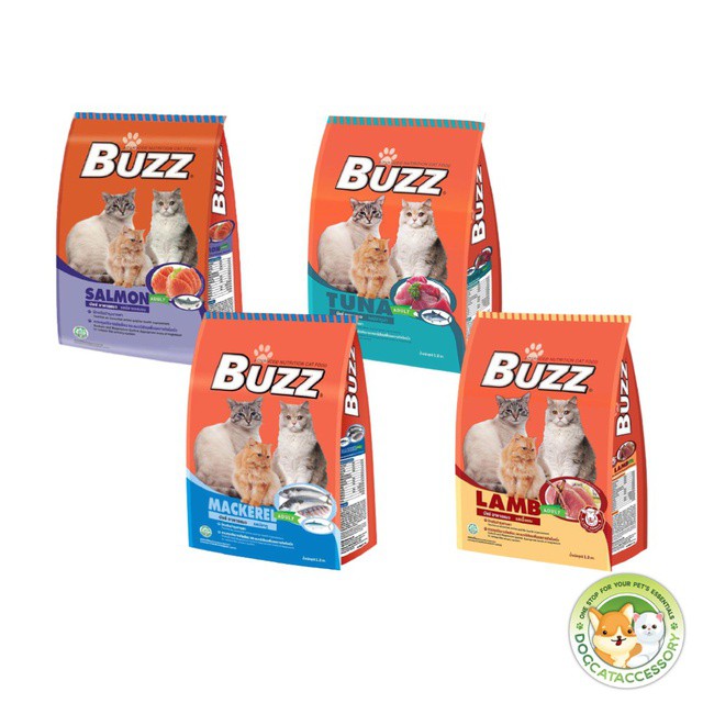 อาหารสัตว์ ♦กระสอบ Buzz (บัซซ์) อาหารแมว 7kg❅