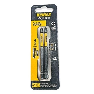 DEWALT รุ่น DT70567T ดอกไขควง แพ็ค 2ชิ้น DEWALT DT70567T EXTREME IMPACT TORSION SCREWDRIVER BIT 85MM