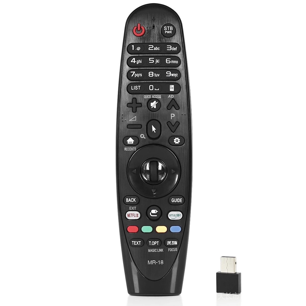 Magic รีโมทคอนโทรลสําหรับใช้สําหรับ LG 3D สมาร์ททีวี AM-HR650A AN-MR650A MR-18+ AN-MR50 UF9500 UF770