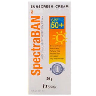 SpectraBAN Anti UVA-UVB Sunscreen Cream SPF50+ PA+++ 20ml ป้องกันฝ้า กระ เนื้อบางเบา