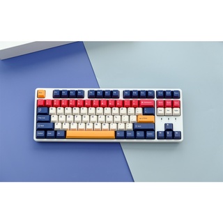 GMK Constitute Keycaps, 129 คีย์ PBT Keycaps Cherry Profile DYE-SUB ส่วนบุคคล GMK Keycaps สำหรับแป้นพิมพ์เครื่องกล