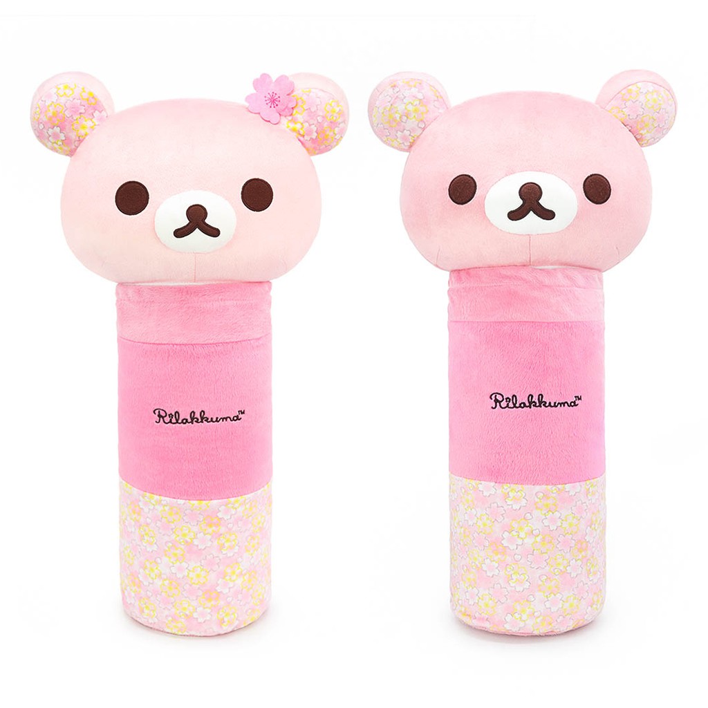 Rilakkuma ลิขสิทธิ์แท้ ตุ๊กตา หมอนข้าง โค ริลัคคุมะ / ริลัคคุมะ ( Rilakkuma ) 25 นิ้ว ถอดซักได้ รุ่น