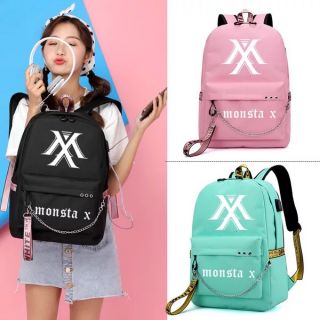 Pre กระเป๋าเป้ MONSTA X สีพาสเทล