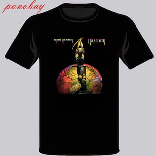 เสื้อยืดโอเวอร์ไซส์GILDAN เสื้อยืดผ้าฝ้าย 100% พิมพ์ลาย Nazareth *Expect No Mercy 100% สําหรับผู้ชายS-4XLสามารถปรับแต่งไ