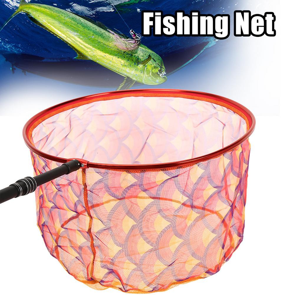 ปลา ดักPortable Fishing Net Stainless Fishing Hand Net Network Fishing ...