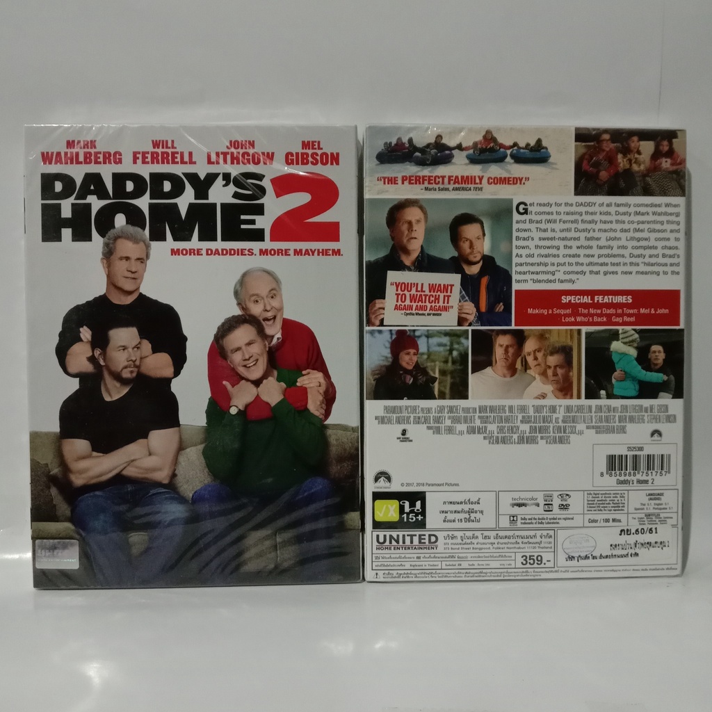 Media Play Daddy's Home 2 / สงครามป่วน (ตัว)พ่อสุดแสบคูณ 2 (DVD) /S52530D