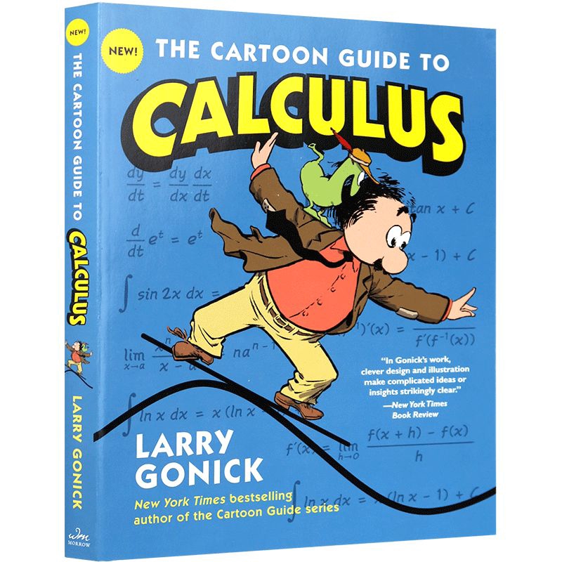 การ์ตูนแคลคูลัสภาษาอังกฤษต้นฉบับ The Cartoon Guide to calculus ...