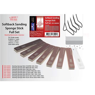 INFINI Model Softback Sanding Sponge Stick Full Set ISS-0000G แท่งขัดพรีเมี่ยมเกรดสูง ฟองน้ำแบบหนานุ่ม จากเกาหลี