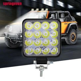 [springeven] ไฟตัดหมอก Led 16 ดวง 48W สําหรับรถยนต์ ATV ออฟโร้ด รถออฟโร้ด