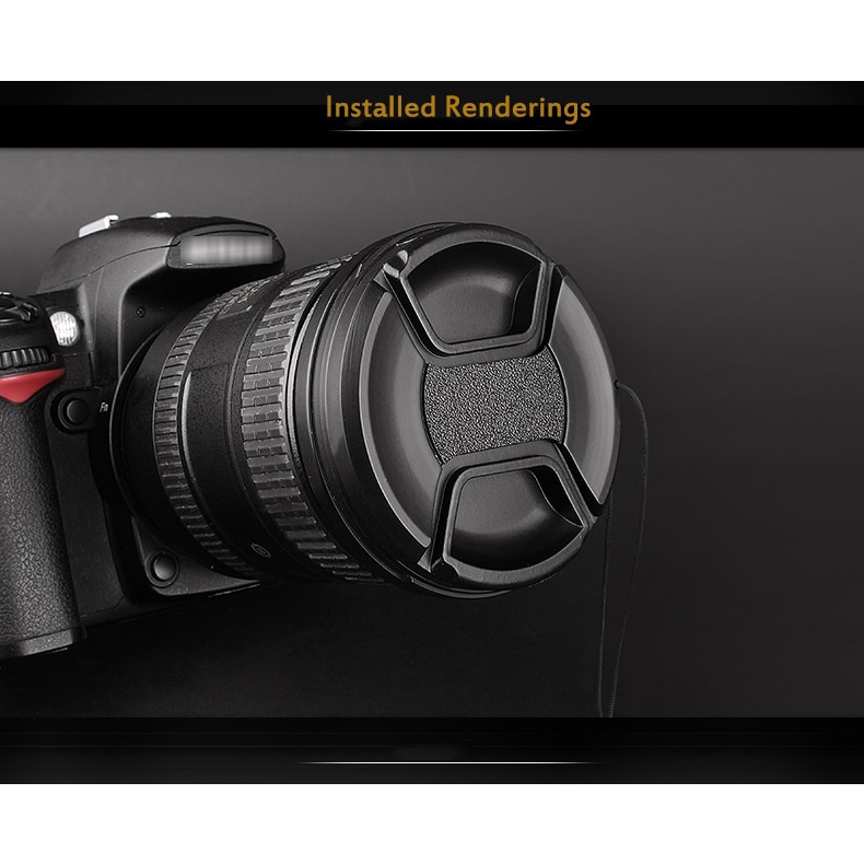 ฝาปิดเลนส์ มีหลายขนาด Lens cap 37 39 40.5 43 46 49 52 55 58 62 67 72 77 82 86 mm ฝาเลนส์ ฝาปิดหน้าเลนส์ ฝา เลนส์