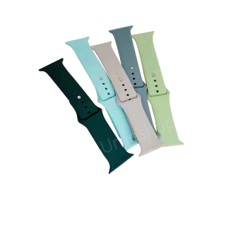 สาย Appl series watch 7 6 5 4 3 2 1 Se สายซิลิโคนสำหรับ iwatch สีใหม่ สีสวย สายนาฬิกา 40/42/44/45/41 สายนาฬิกา