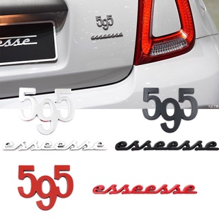 ใหม่ สติกเกอร์โลโก้โลหะ 3D ติดด้านข้างบังโคลน อุปกรณ์เสริม สําหรับ Fiat 500 695 Abarth 595 Esseesse Competizione ครบรอบ 70 ปี