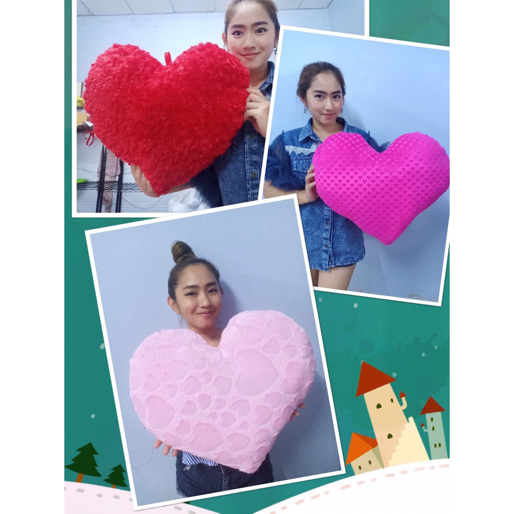 หมอนอิงหัวใจขนาด18นิ้ว ราคาเพียง155บาท