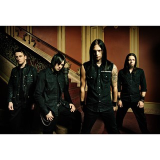 โปสเตอร์ Bullet for My Valentine BFMV บุลเลตฟอร์มายวาเลนไทน์ ตกแต่งผนัง Rock Music Poster โปสเตอร์วินเทจ โปสเตอร์วงดนตรี