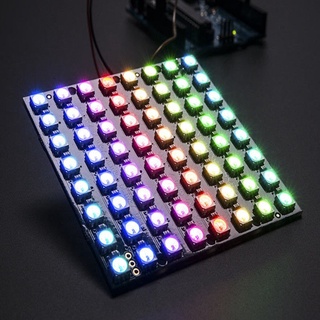 WS2812 RGB LED 64 Bits 8x8 Breakout module