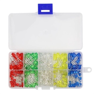 กล่องชุดรวมหลอด LED 5mm/3mm LED Kit Box 5 Colours (125pcs)